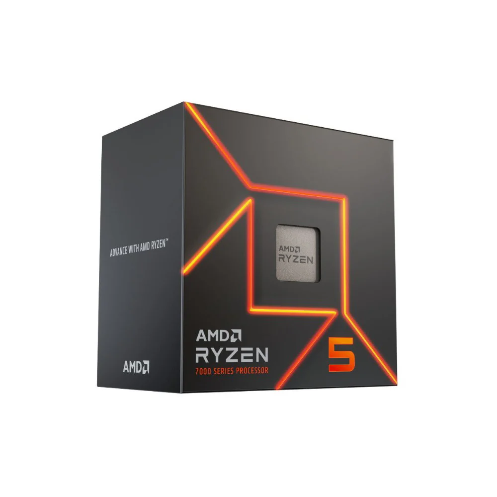 AMD Ryzen 5 7500F Desktop Processor 6 cores 12 Threads 32 MB Cache 3.7 GHz Upto 5 GHz AM5 Socket (100-100000597BOX)