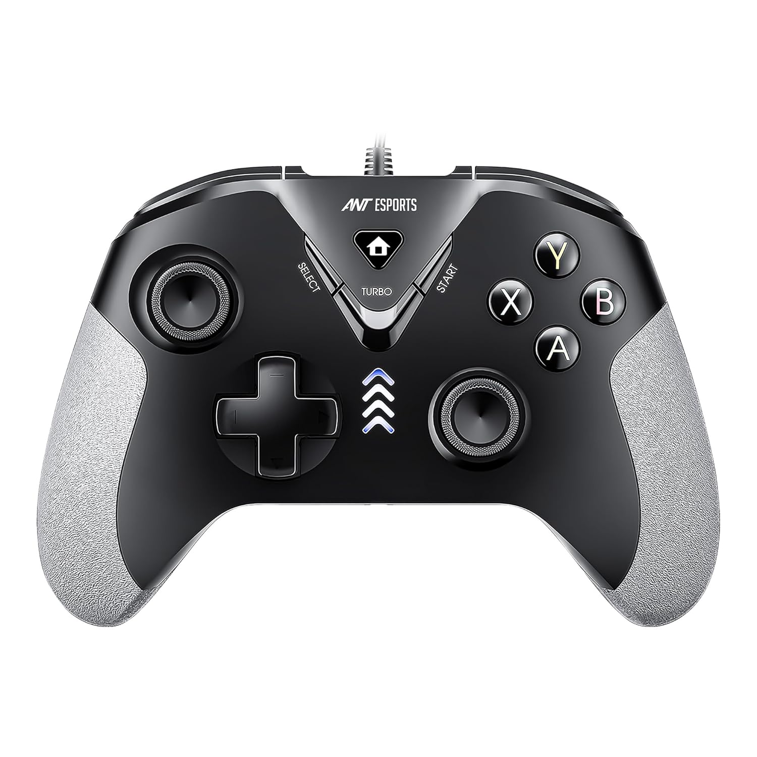 Ant Esports GP165 Wired Controller with Hall Effect Magnetic Triggers for PC/PS3/Android (BLACK)