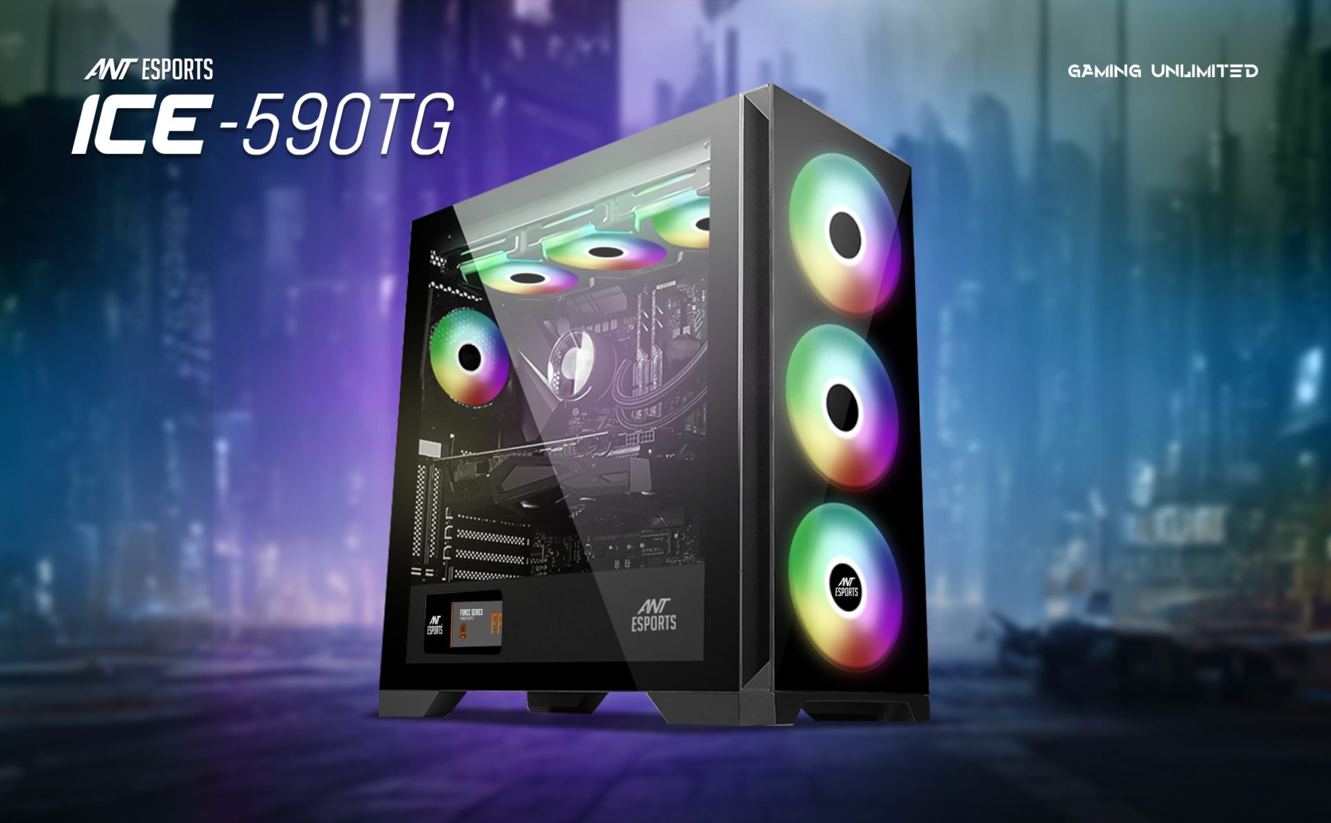  ANT ESPORTS ICE-590TG CABINET                             