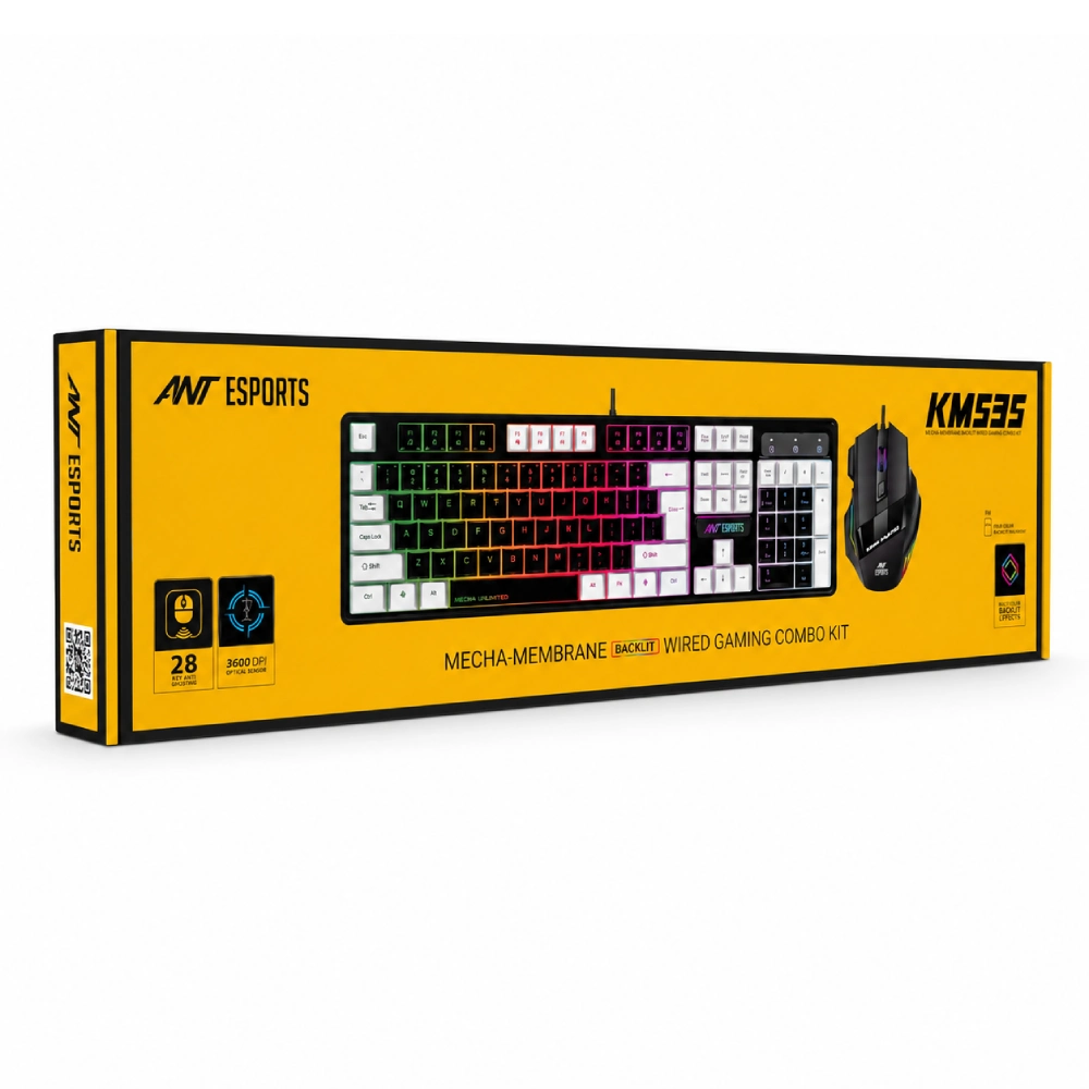 Ant Esports KM535 Wired Gaming Keyboard & Mouse Combo