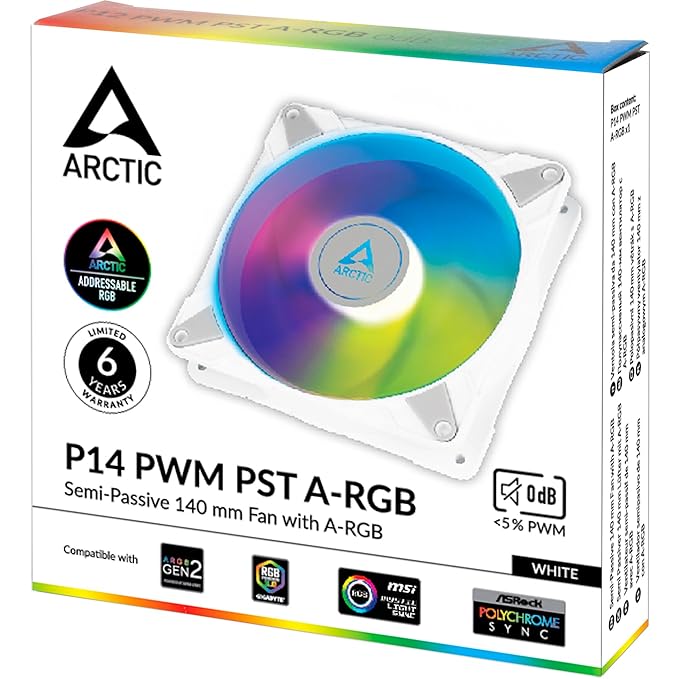 ARCTIC P14 PWM PST A-RGB - Case Fan