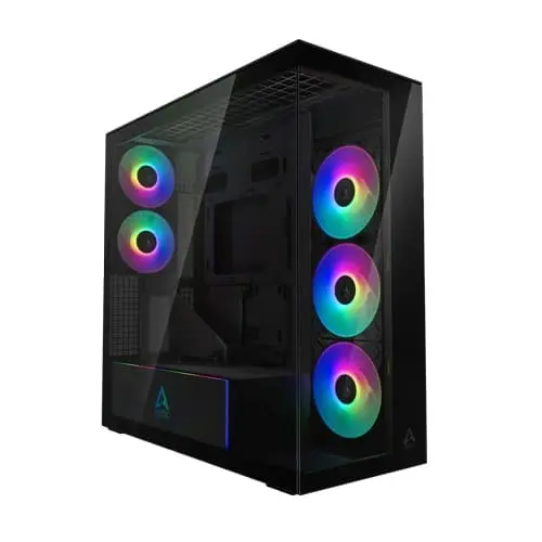 Arctic Xtender VG ARGB Mirror Black E-ATX Mid Tower Cabinet