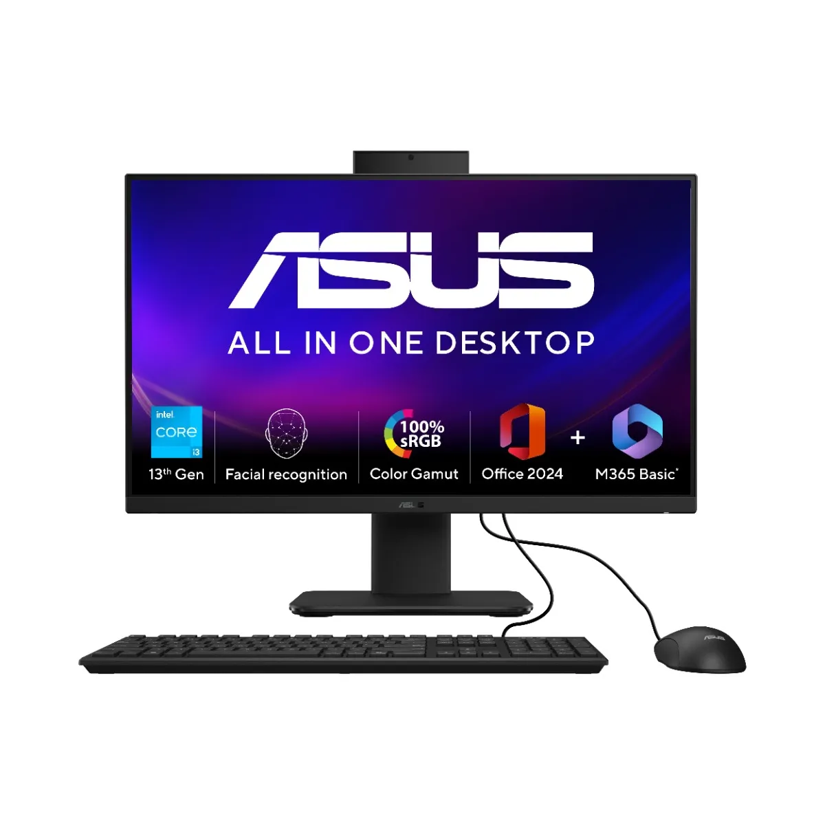 ASUS Vivo All-in-One V440 (V440VAB-KBPC002WS) – Intel Core i3-1315U, 8GB DDR5, 512GB SSD, 23.8" FHD, Windows 11 Home