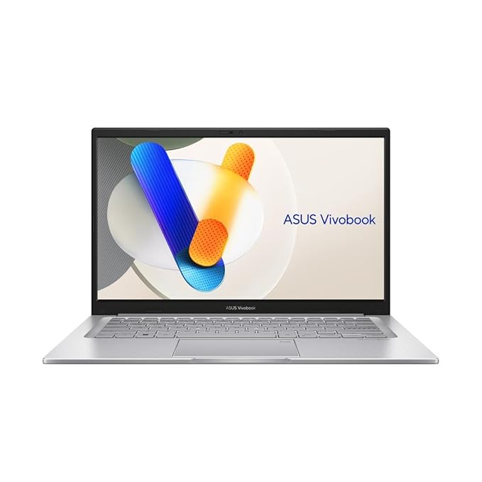 ASUS Vivobook 14, (i5 14th Gen) Intel Core 5 120U, Thin & Light Laptop(16GB RAM/512GB SSD/FHD/14/60Hz/Fingerprint Reader/M365 Basic (1Year)*/Office Home 2024/Cool Silver/1.4 Kg)