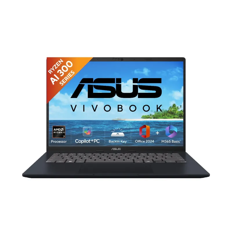 ASUS Vivobook 14 (M1407KA-LY112WS) – AMD Ryzen AI 7 350, 16GB DDR5, 512GB SSD, Windows 11 Home