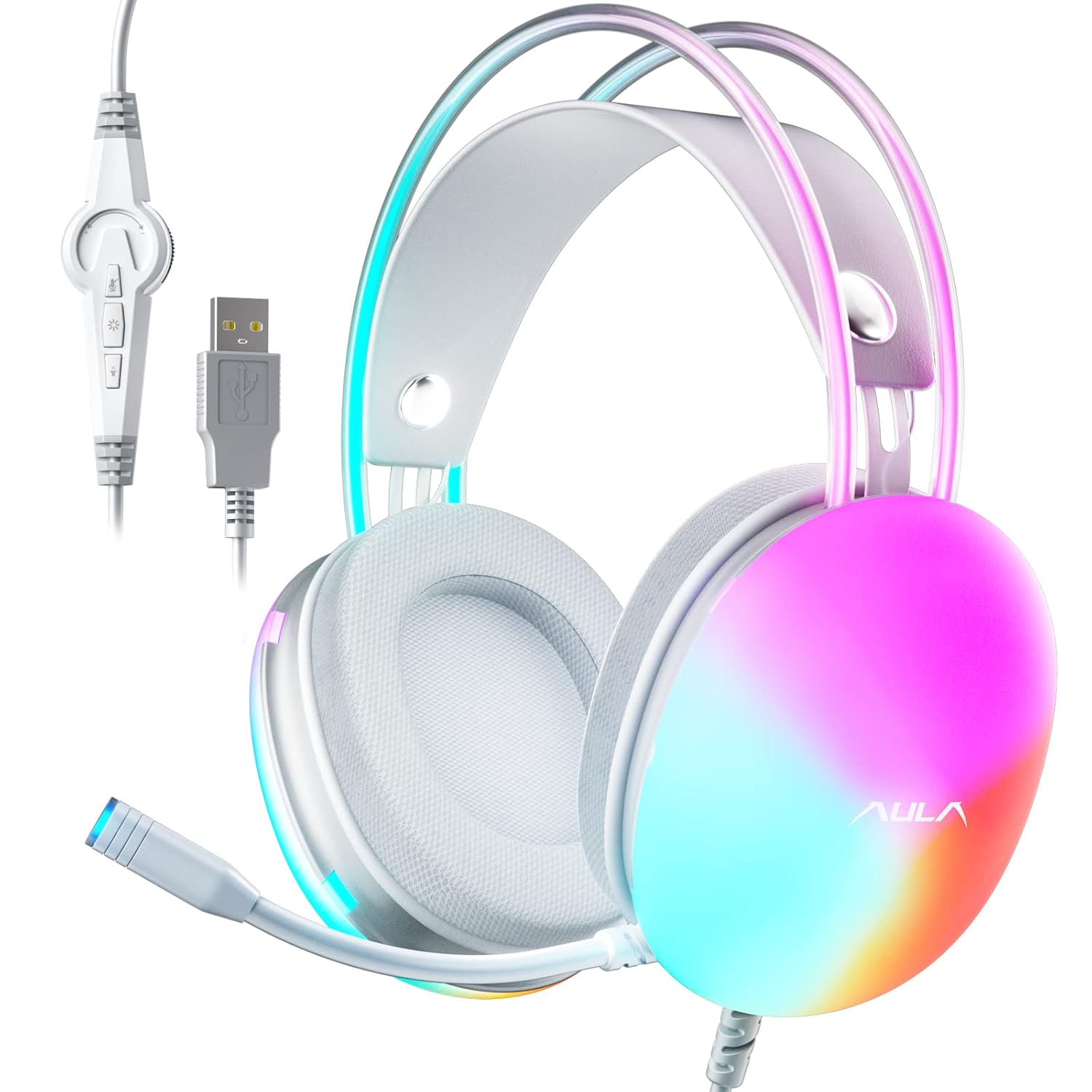 AULA S505 GAMING HEADSET PINK