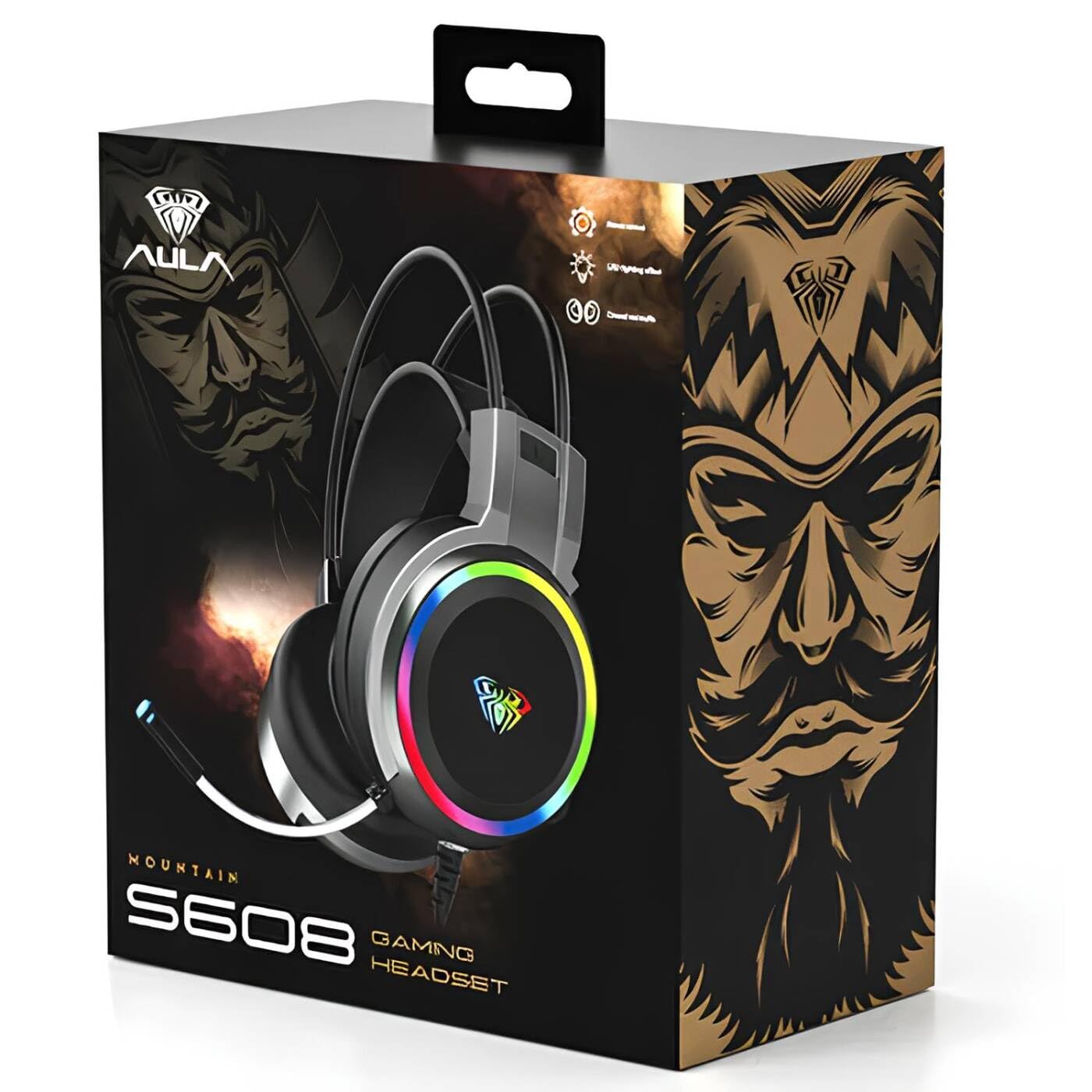 AULA S608 GAMING HEADSET BLACK