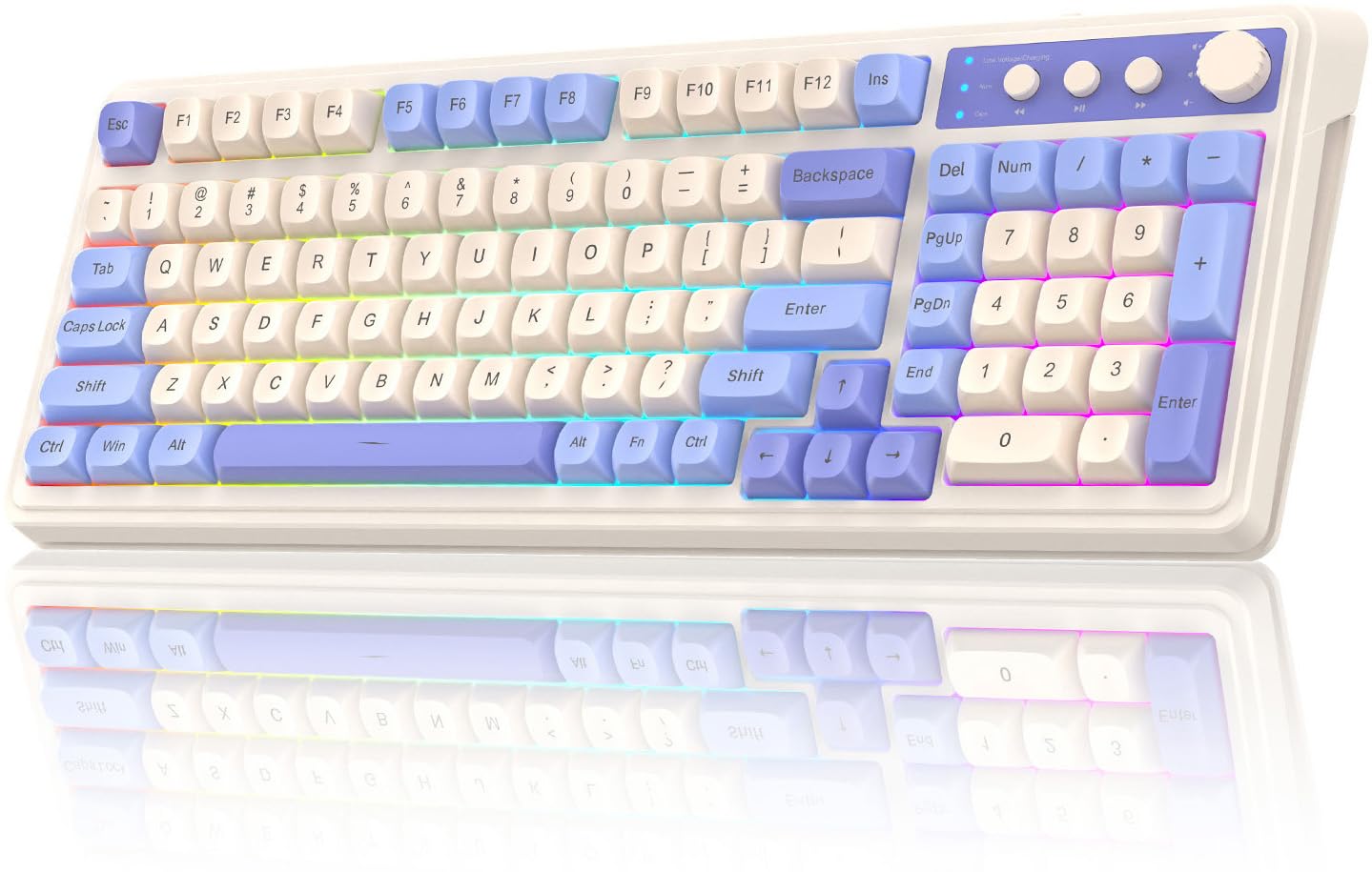 AULA S99 MECHANICAL KEYBOARD BLUE & PURPLE