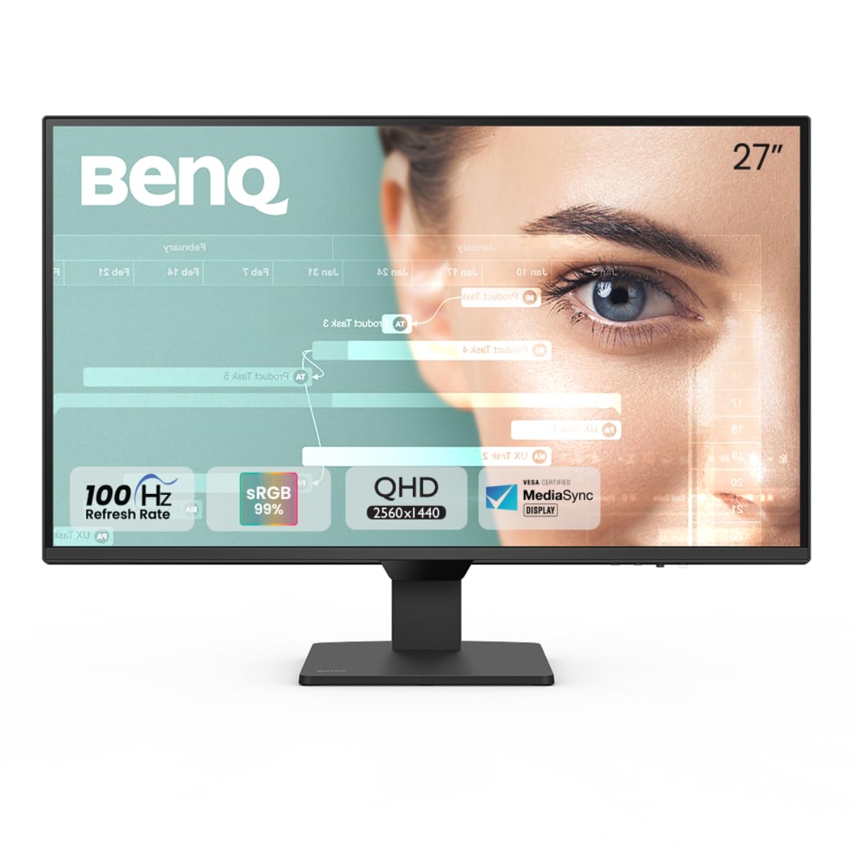 BenQ GW2790Q 27” QHD Eye-Care Monitor – Sharp, Comfortable, and Stylish