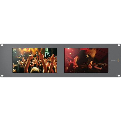 BLACKMAGIC DESIGM SMARTVIEW DUO 2 RACKMOUNTABLE DUAL 8 inch LCD HDL-SMTVDUO2
