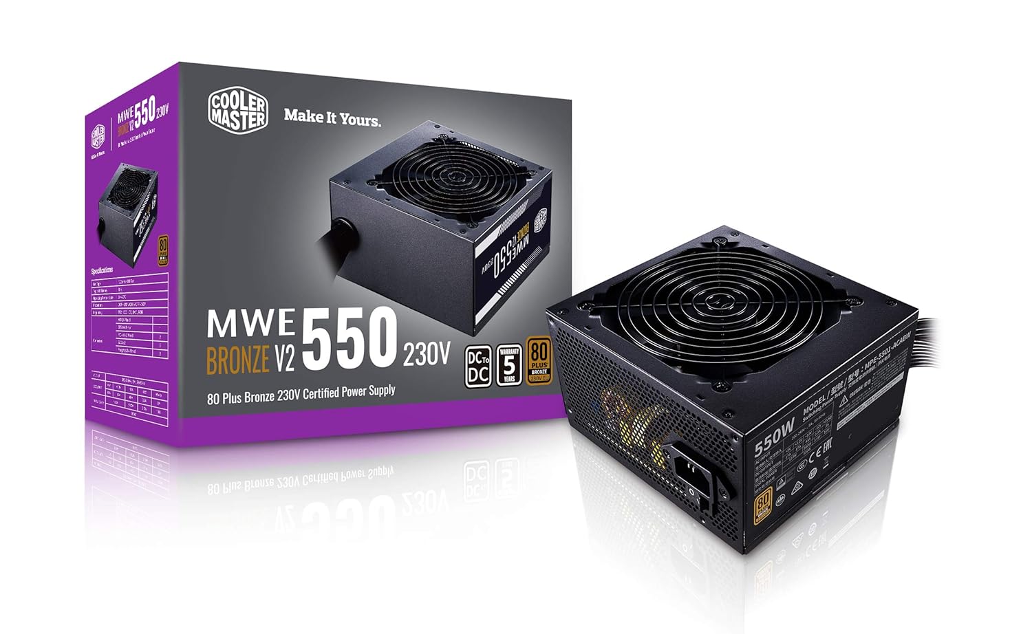 Cooler Master MWE 550 Bronze V3 Power Supply