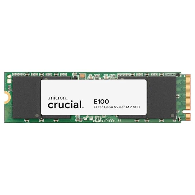 CRUCIAL E100 480GB NVME GEN 4 SSD 