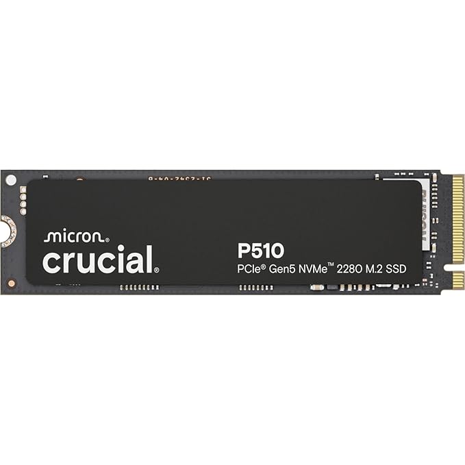 Crucial® P510 2TB PCIe Gen5 NVMe™ 2280 M.2 SSD