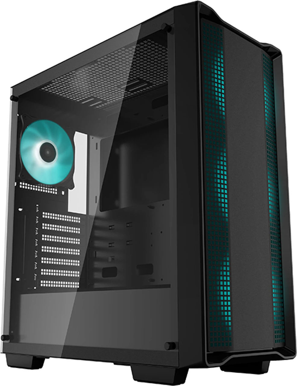 Deepcool CC560 Mid Tower Cabinet with USB 2.0 and USB 3.0 Ports Compatible with Gaming Console (Black)