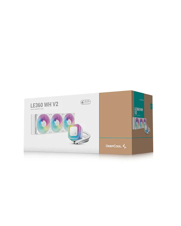DEEPCOOL LE360 WH V2 360mm ARGB Liquid Cooler 