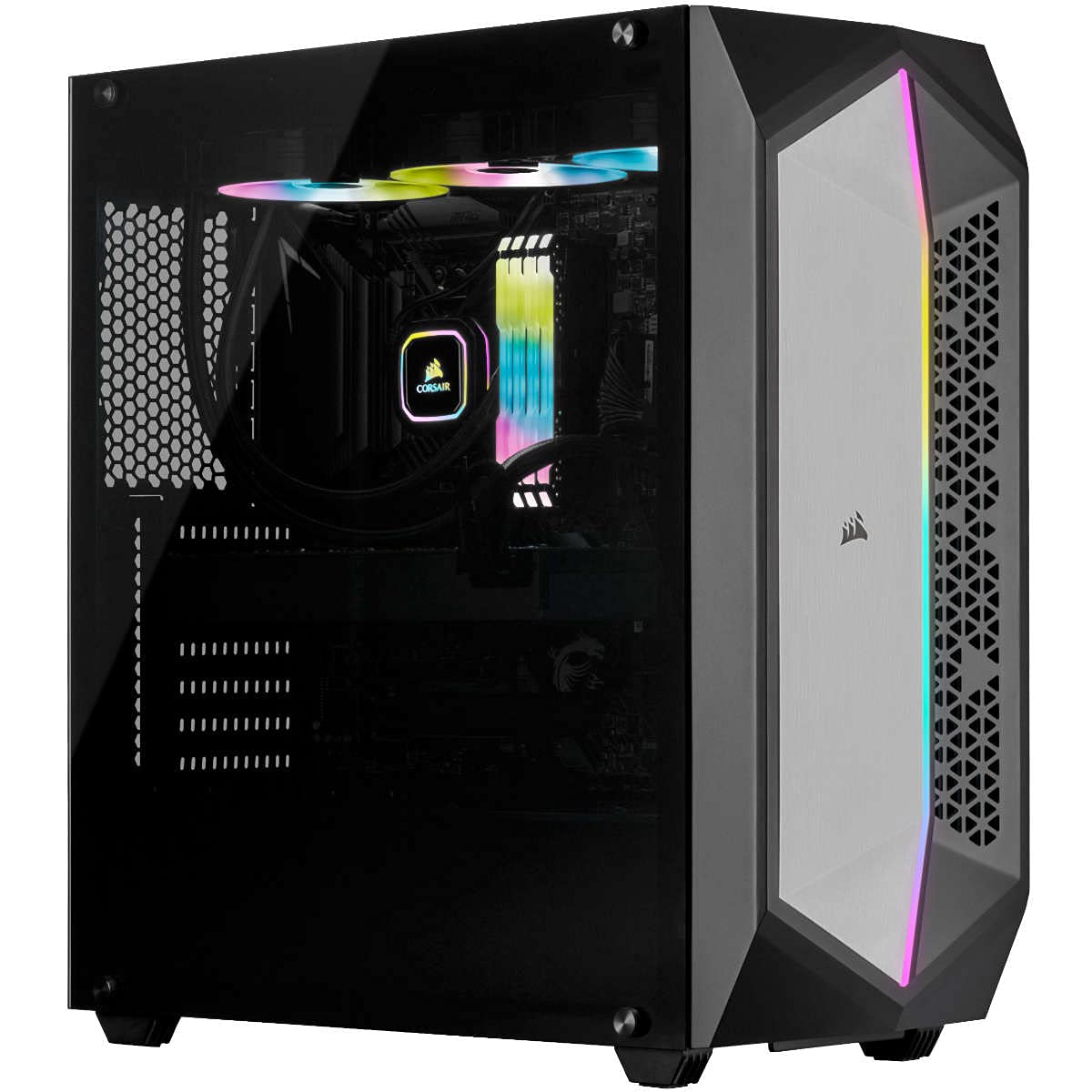 EdgeBuild EB05 ( AMD RYZEN 7 9800X 3D PROCESSOR / CRUCIAL PRO 32GB(16*2) 6000MHZ DDR5 CL48 BLACK / ZOTAC 5070 TWIN EDGE 12GB DDR7 ) Competitive Gaming PC
