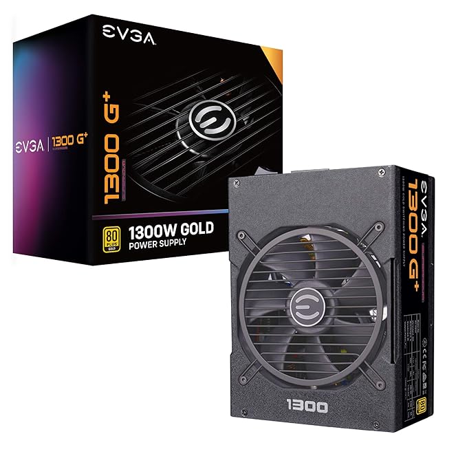 EVGA Supernova 1300 G+| 80+ Gold 1300W | Fully Modular |10 Year Warranty | Power Supply 220-GP-1300-X1