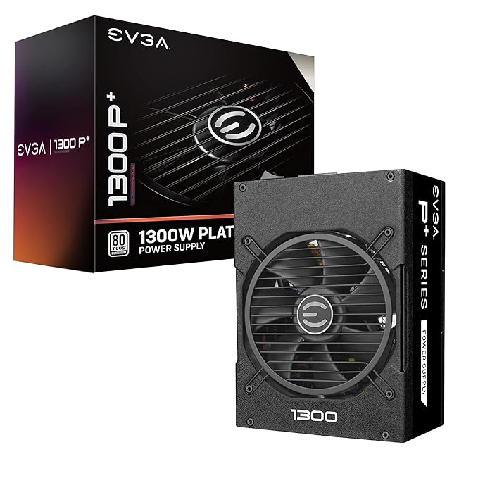 EVGA Supernova 1300 P+, 80+ Platinum 1300W, Fully Modular, 10 Year Warranty, Includes Free Power On Self Tester, Power Supply 220-PP-1300-X1