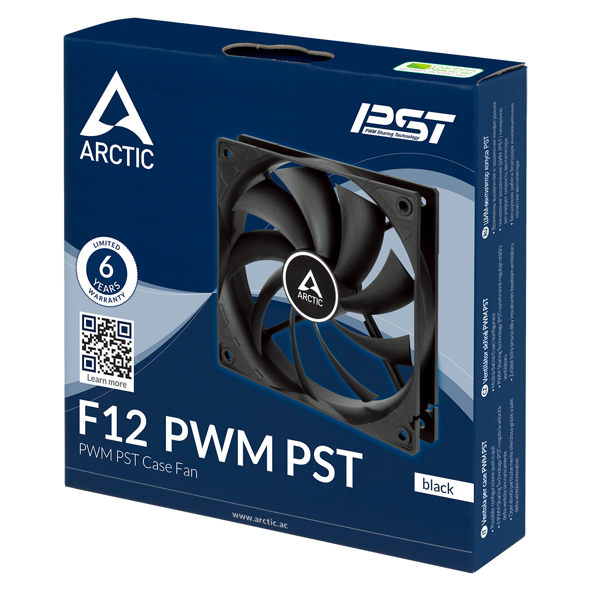 F12 PWM PST 120 mm PWM Fan with Cable Splitter