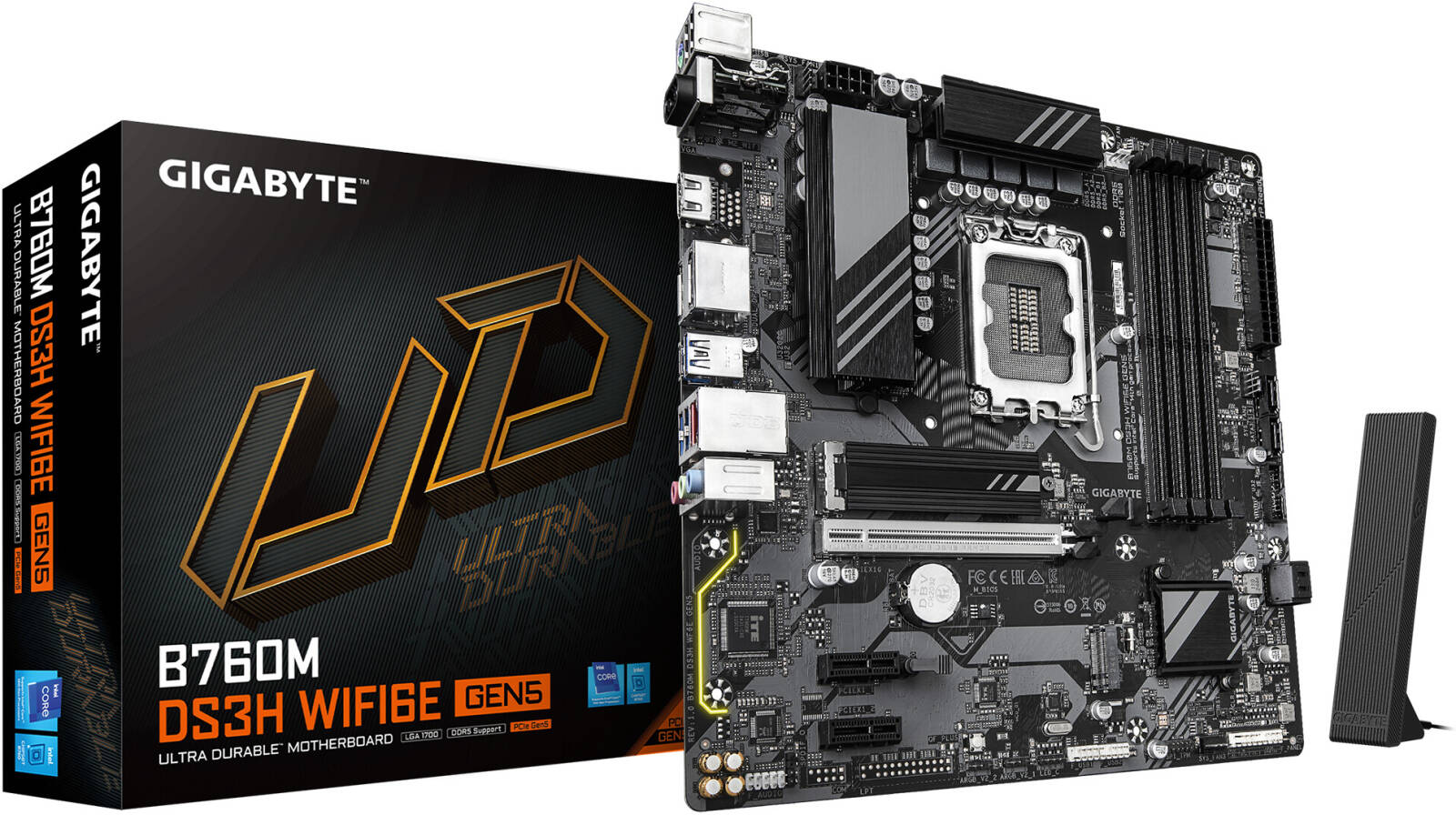 GIGABYTE B760M DS3H WIFI6E GEN5 DDR5 Motherboard