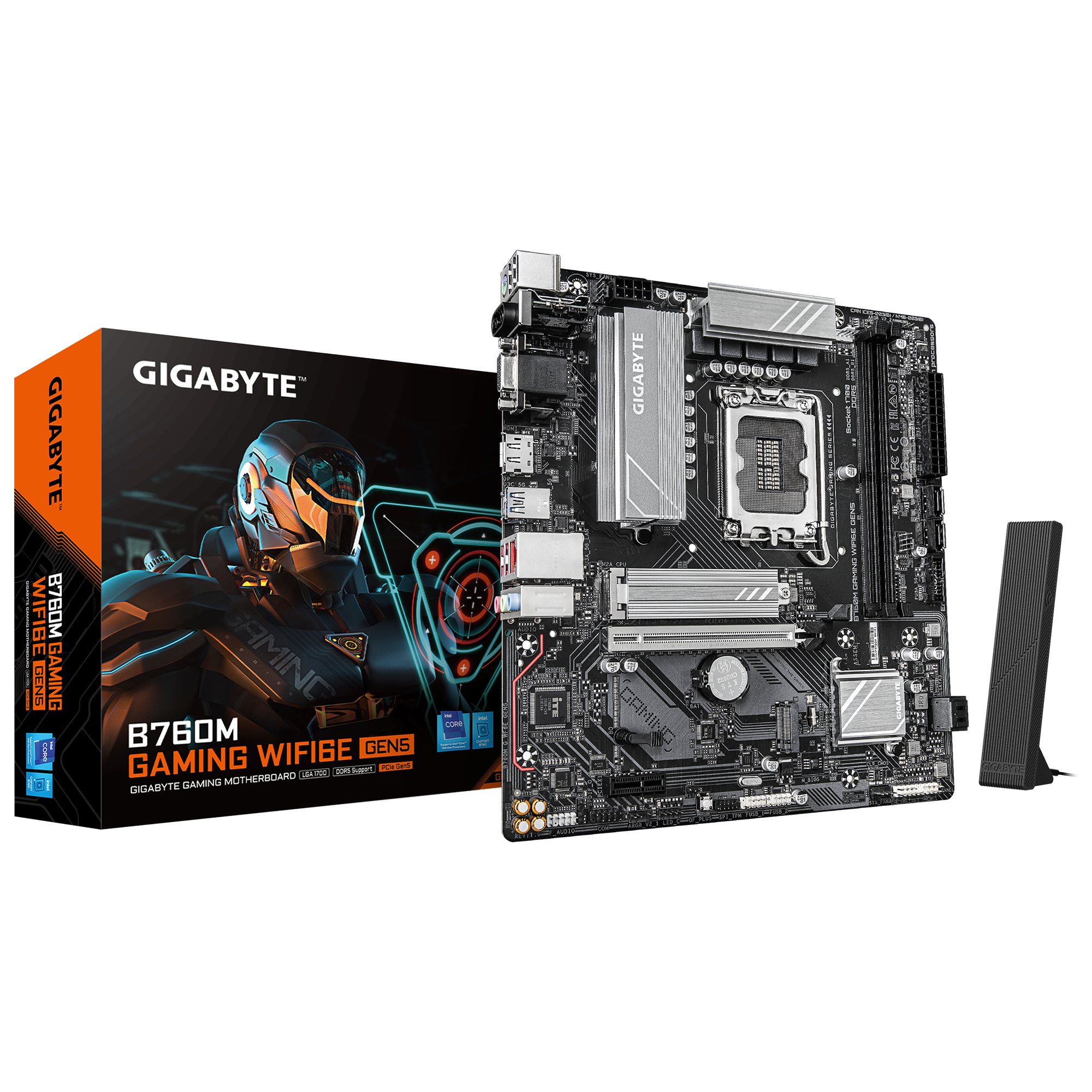 GIGABYTE B760M GAMING WIFI6E GEN5 Motherboard