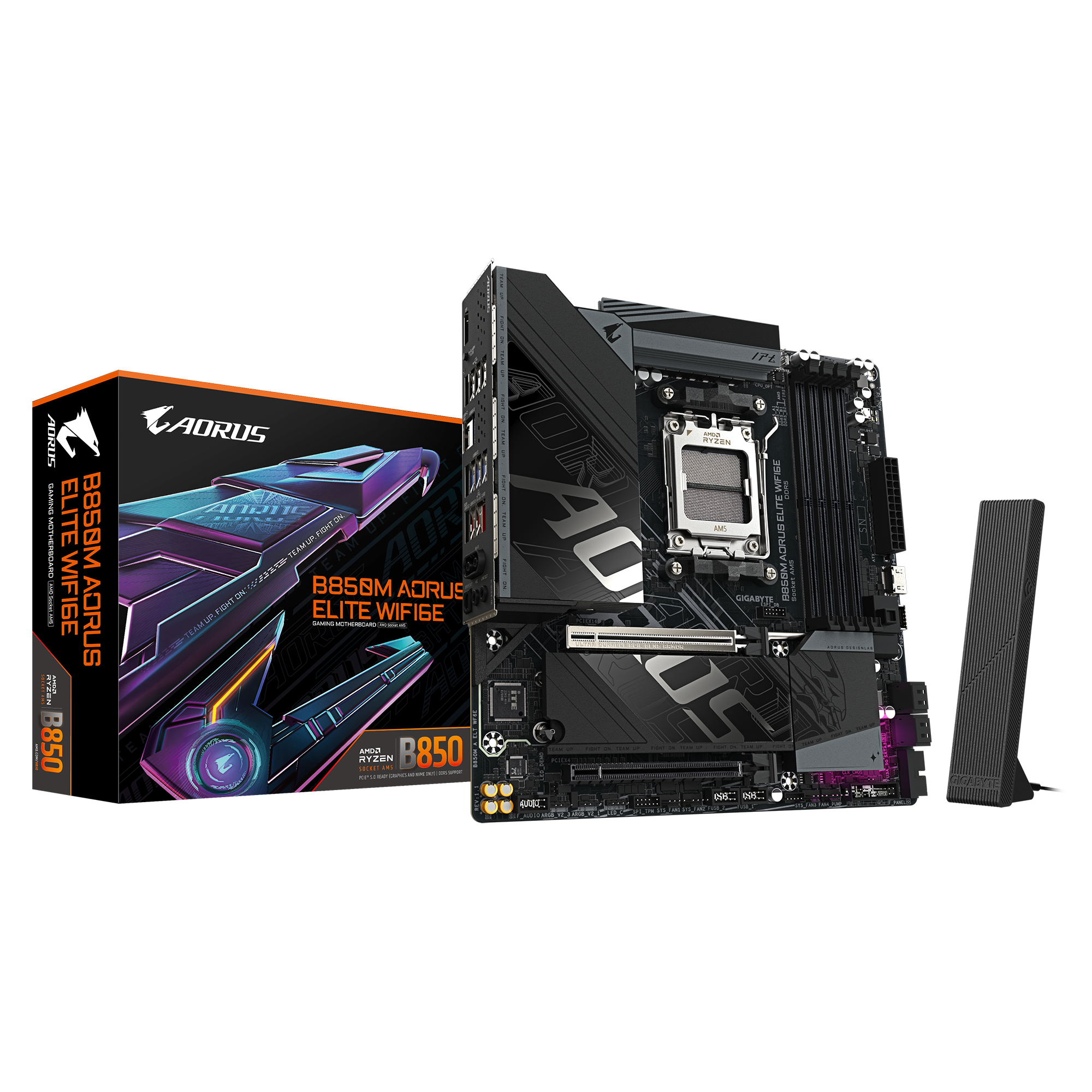 GIGABYTE B850M AORUS ELITE WIFI6E Motherboard – AMD AM5