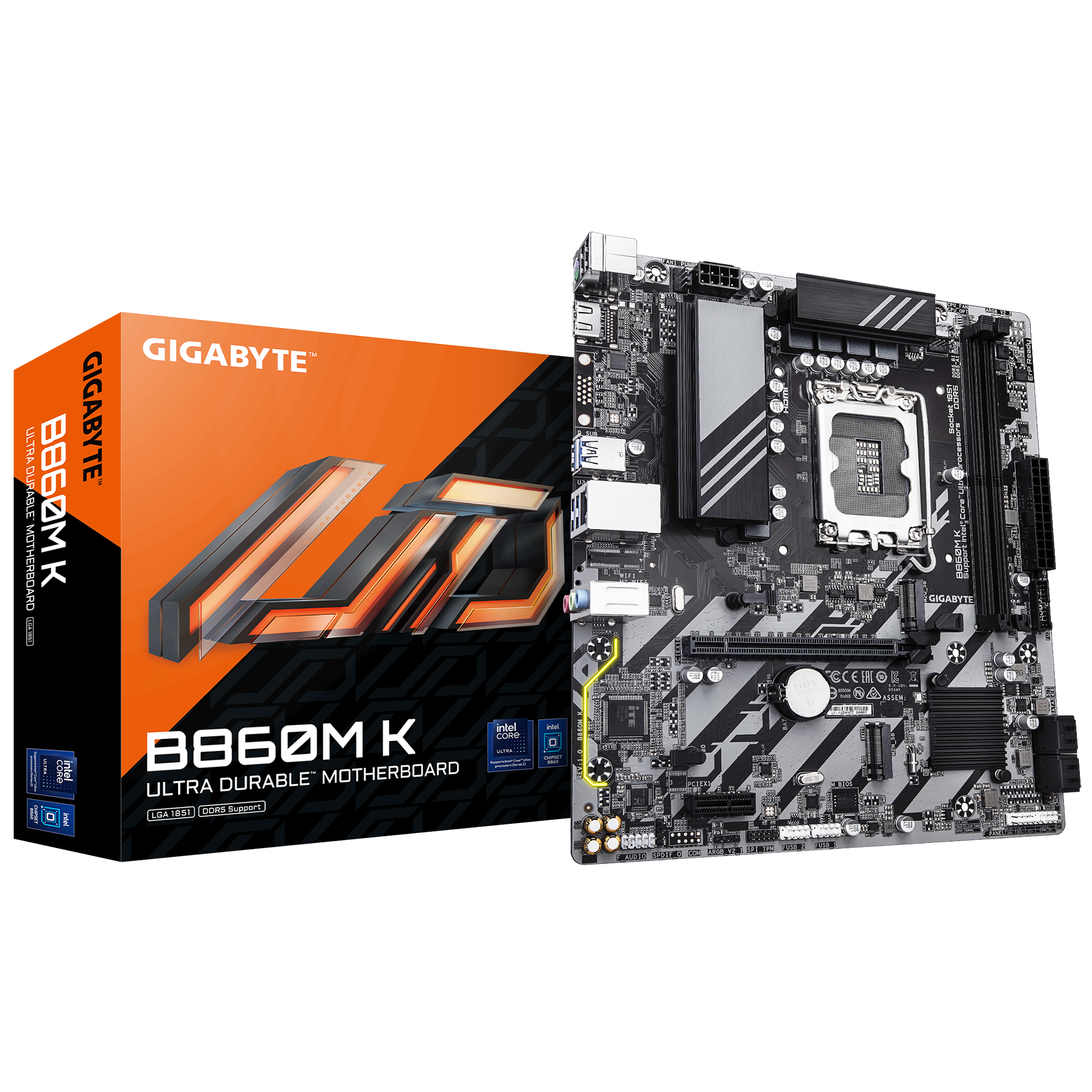 GIGABYTE B860M K Ultra Durable Intel Motherboard
