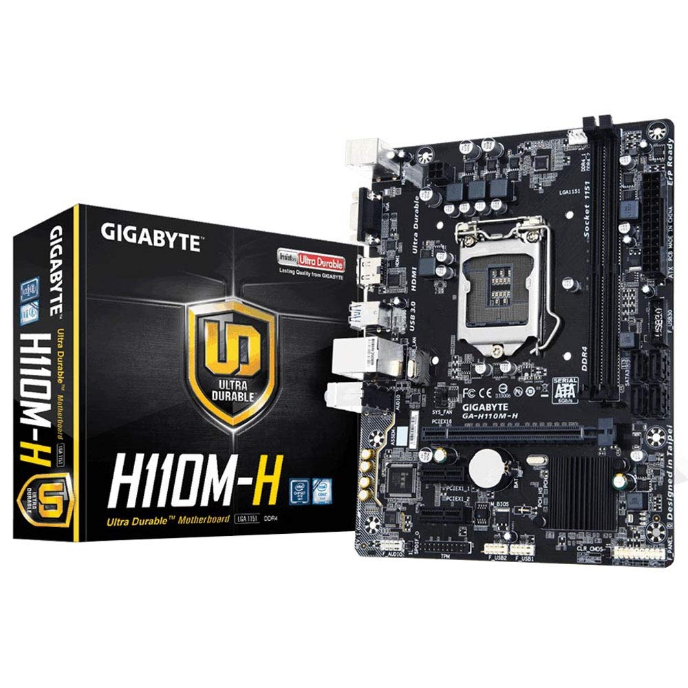 GIGABYTE GA-H110M-H DDR4 MOTHERBOARD