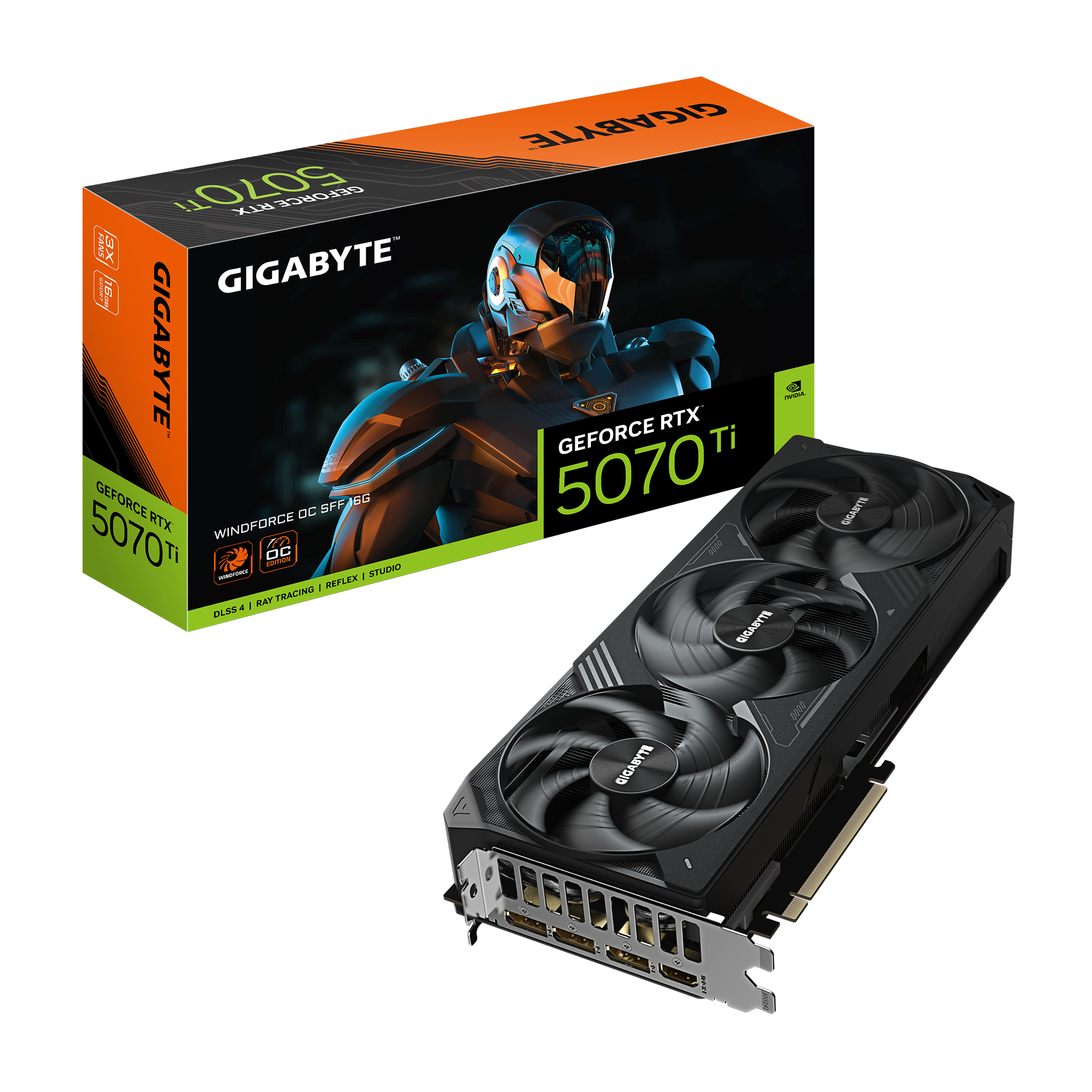 GIGABYTE 5070TI WINDFORCE OC 16GB GRAPHIC CARD