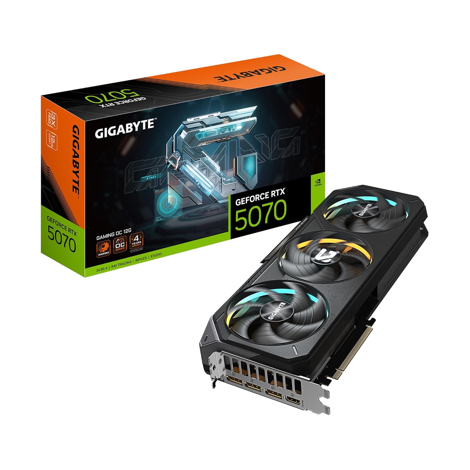 GIGABYTE GeForce RTX™ 5070 GAMING OC 12GB GRAPHIC CARD