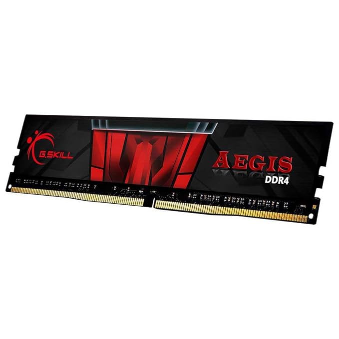G.SKILL Aegis 8GB (1 x 8GB) DDR4 3200MHz CL16-18-18-38 1.35V Desktop Memory RAM - F4-3200C16S-8GIS