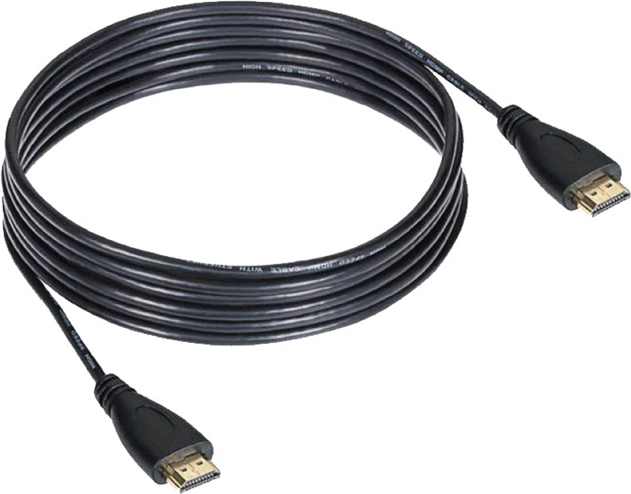 HI-FOCUS HDMI Cable 3m HF-HDMIR03 (Compatible with HDTV, Black, One Cable)