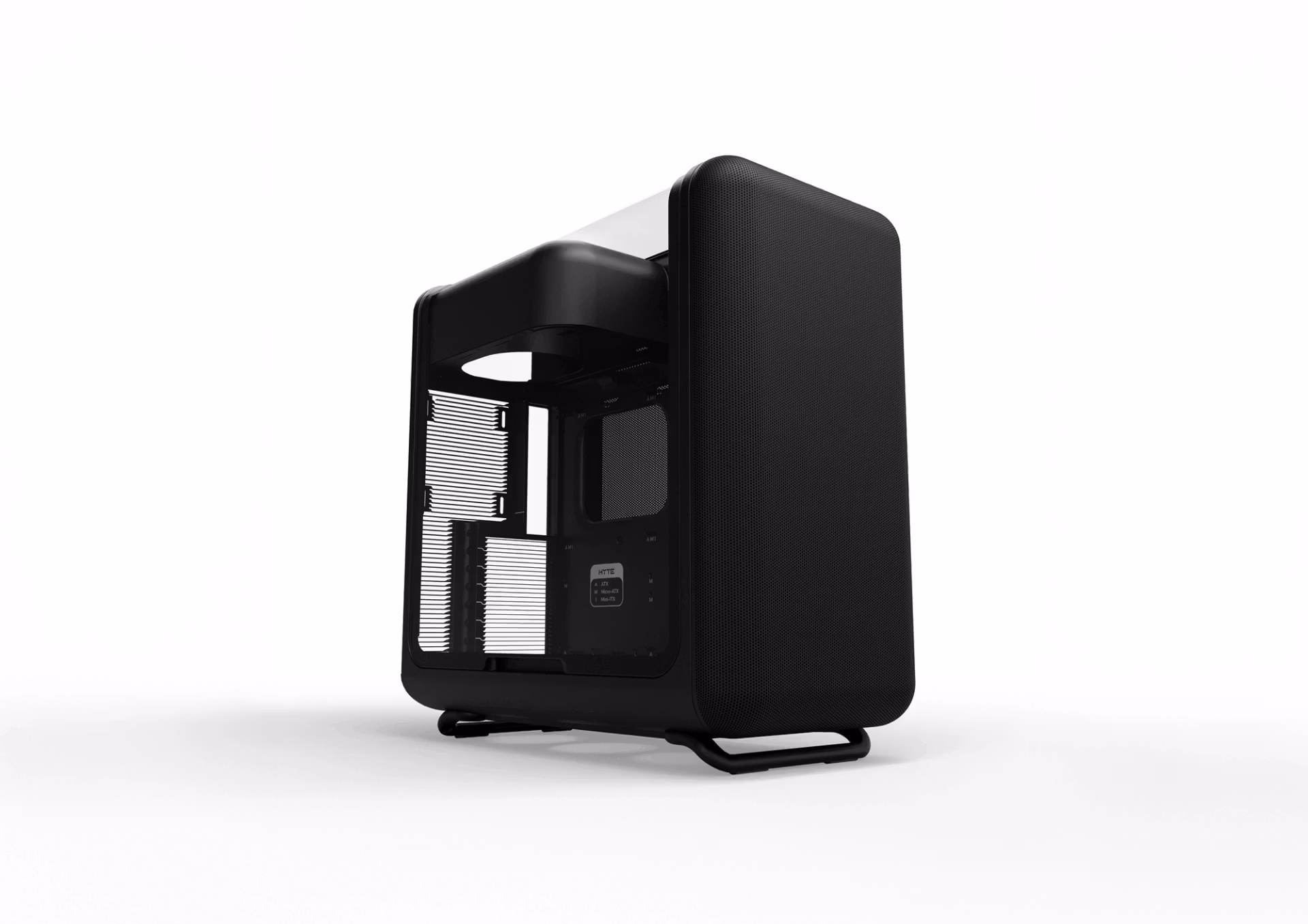 HYTE X50 Modern Performance Mid Tower PC Gaming Case – Pitch Black