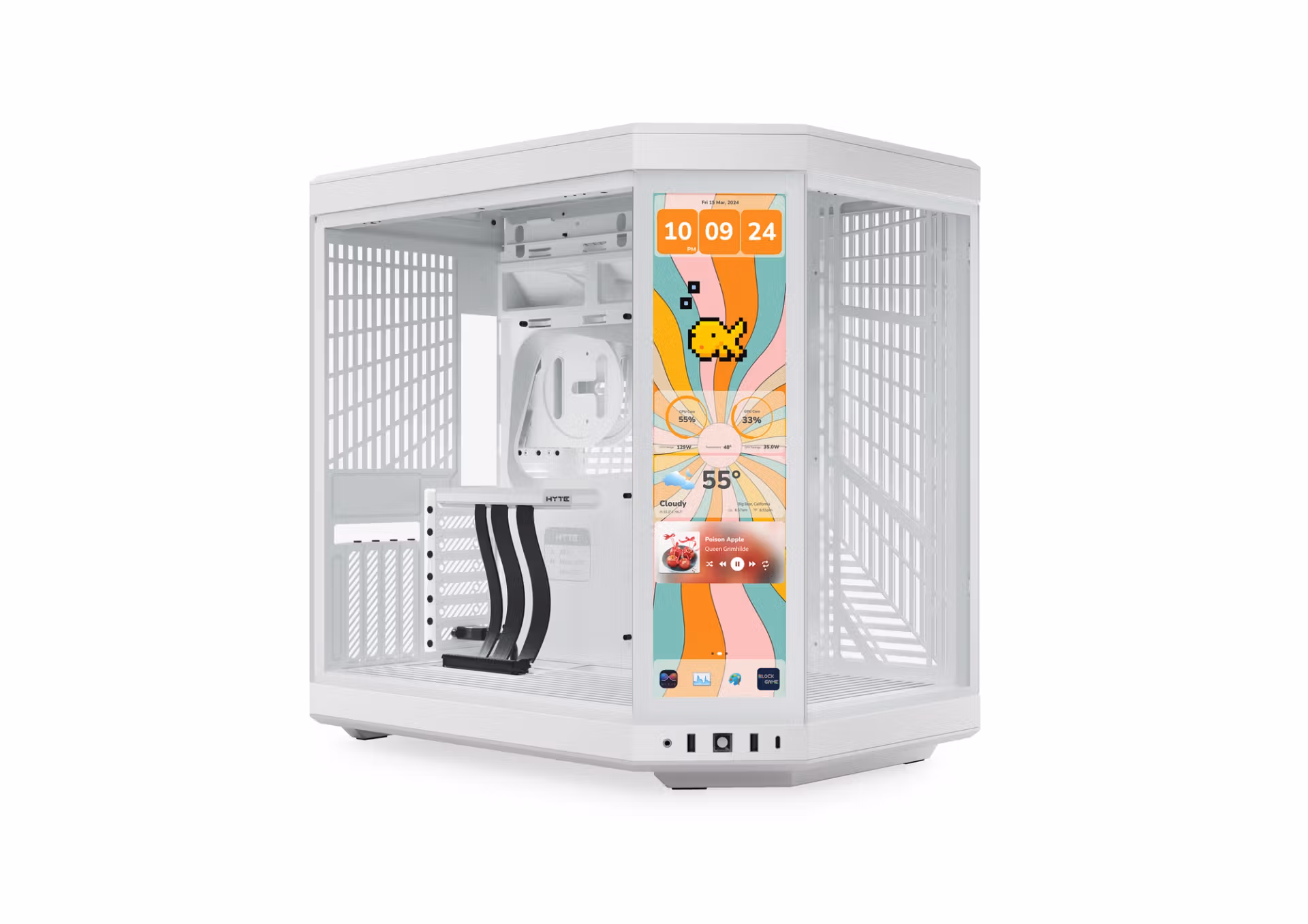 HYTE Y70 TOUCH INFINITE CASE [SNOW WHITE]
