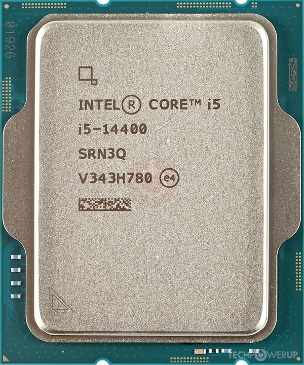 Intel i5-14400 TRAY Desktop Processor: 10-Core, 16-Thread CPU (3.5-4.7 GHz, 65W TDP) with 95W TDP CPU Air Cooler. 6 P-cores + 4 E-cores, PCIe 4.0. Supports DDR5 RAM, 20MB Cache. 