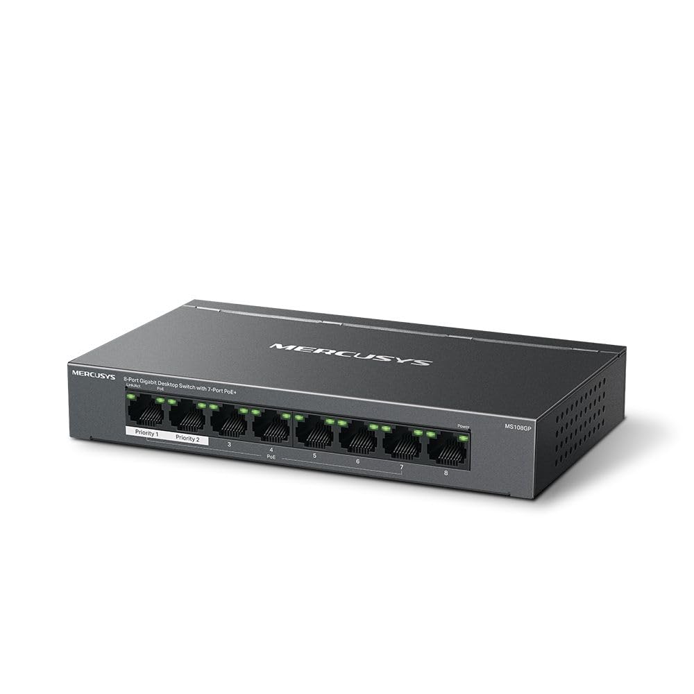MERCUSYS MS108GP 8-Port Desktop Switch 