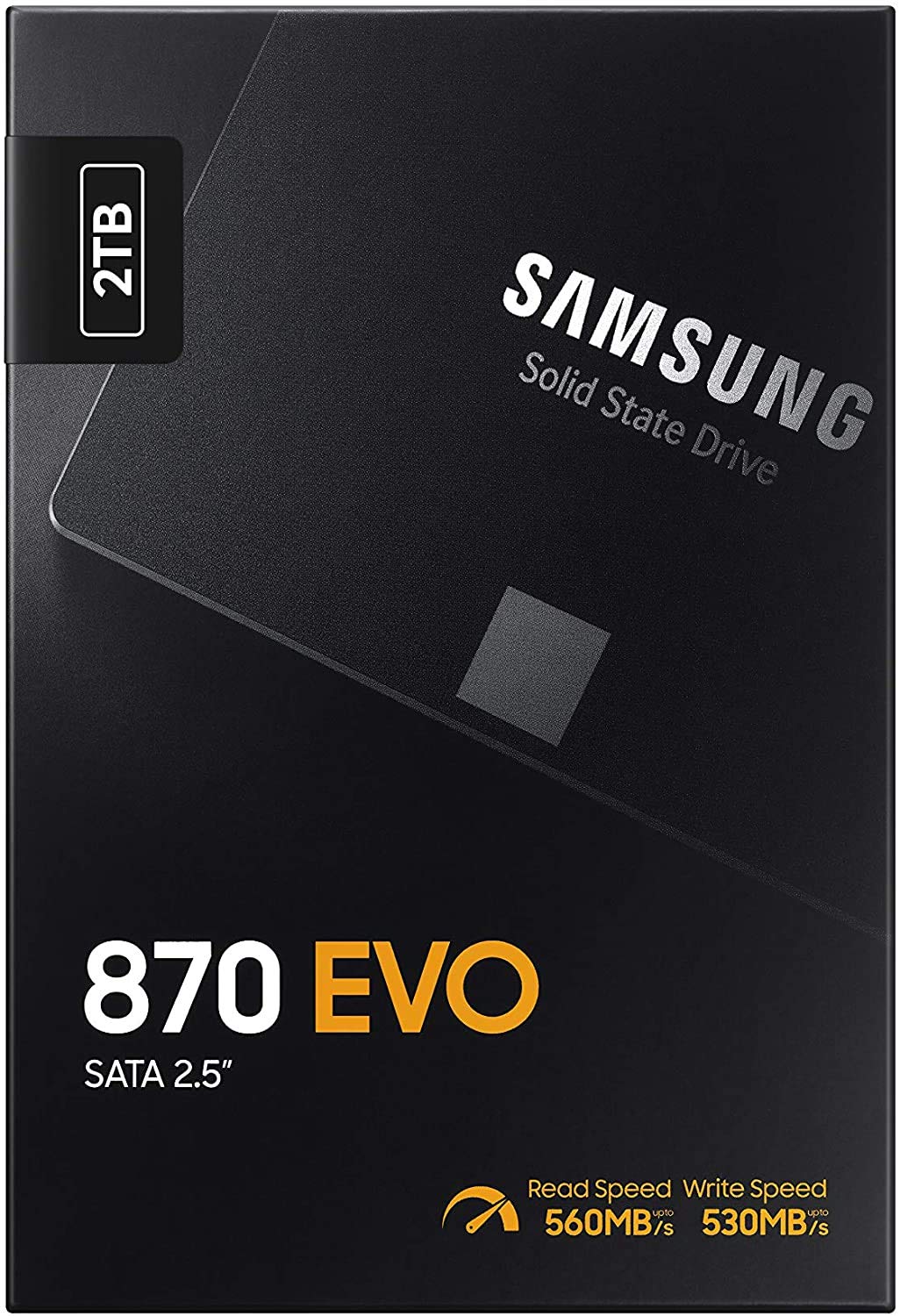 Samsung 870 EVO 2TB SATA 6.35 cm (2.5") Internal Solid State Drive (SSD) (MZ-77E2T0BW)