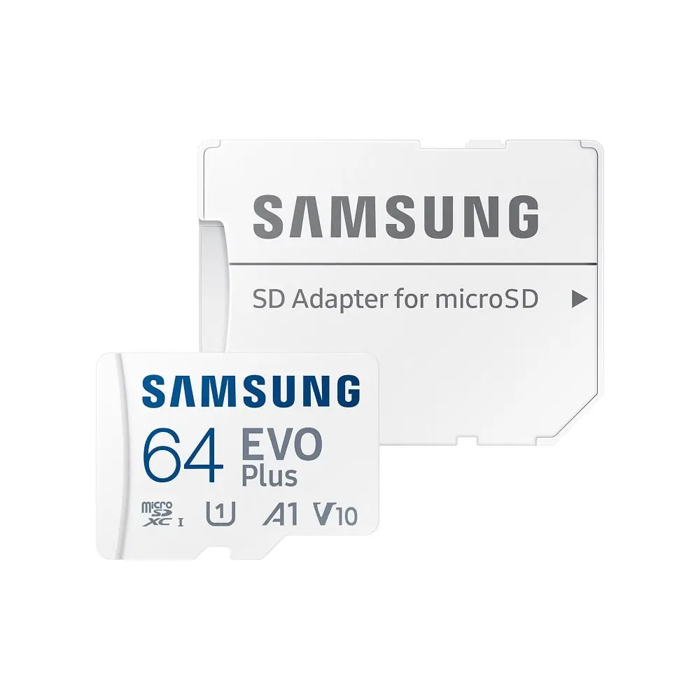 SAMSUNG EVO Plus 64GB microSDXC UHS-I U3 Class 10 Flash Storage Device (Storage/SSD)