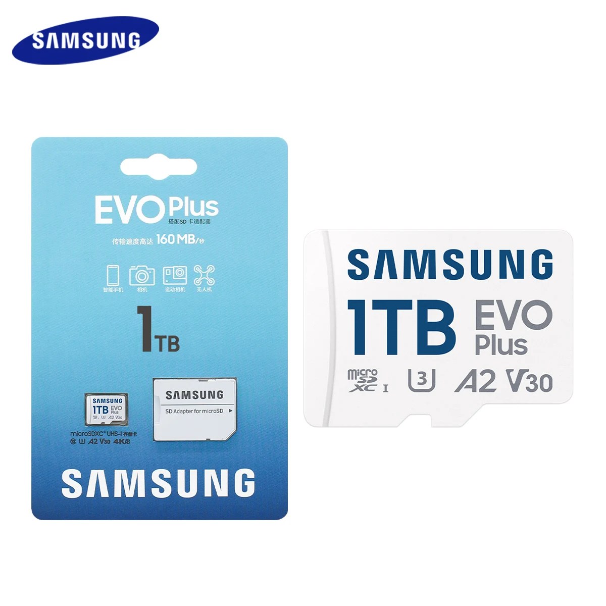 SAMSUNG FLASH STORAGE DEVICE EVO Plus 1TB microSDXC UHS-I (Storage/SSD)
