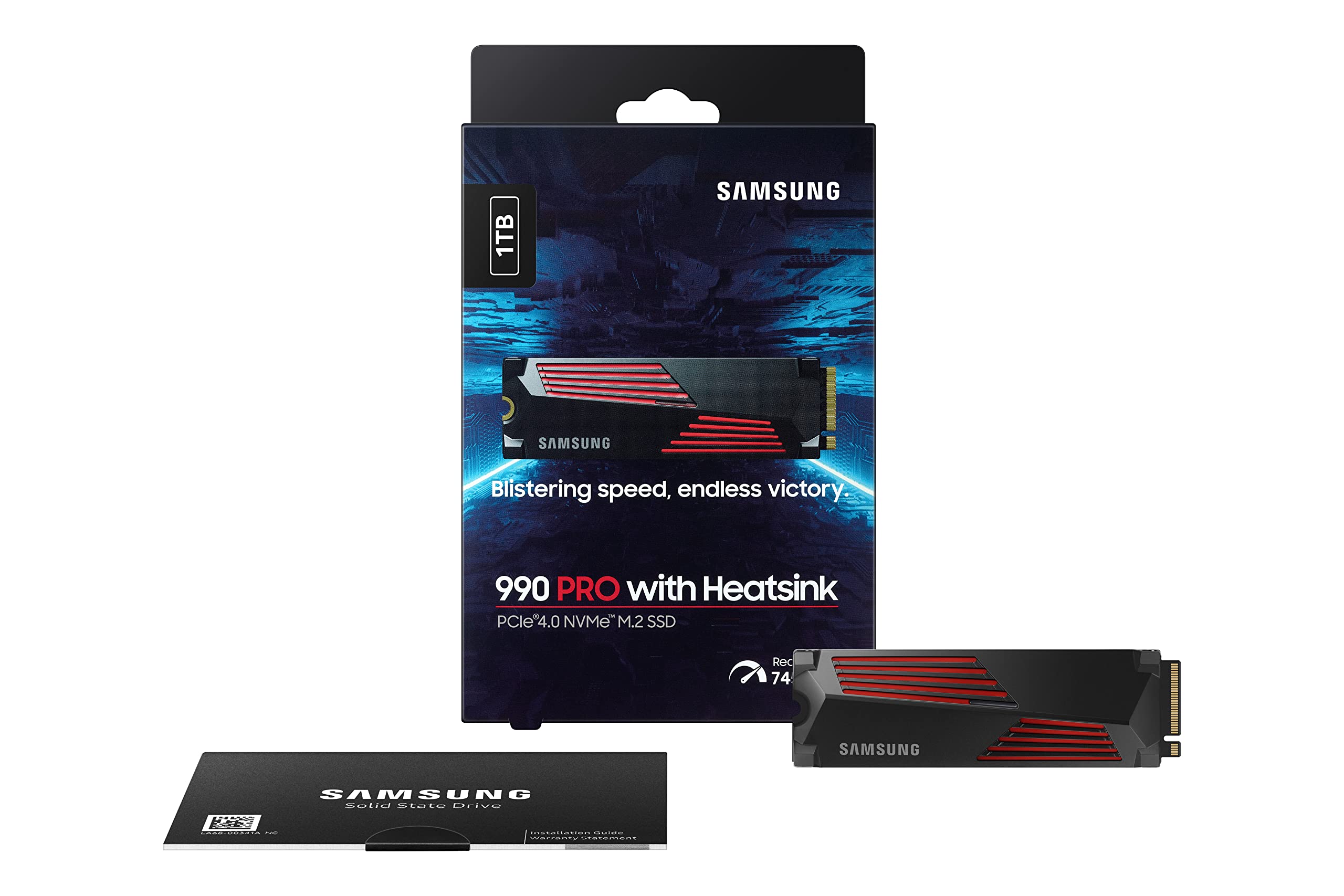 SAMSUNG SSD 990 PRO  1TB M.2 NVME HEATSINK(Storage/SSD)