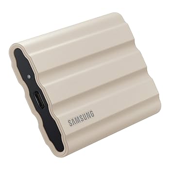 SAMSUNG SSD T7 SHIELD 1TB PORTABLE SSD BEIGE(Storage/SSD)