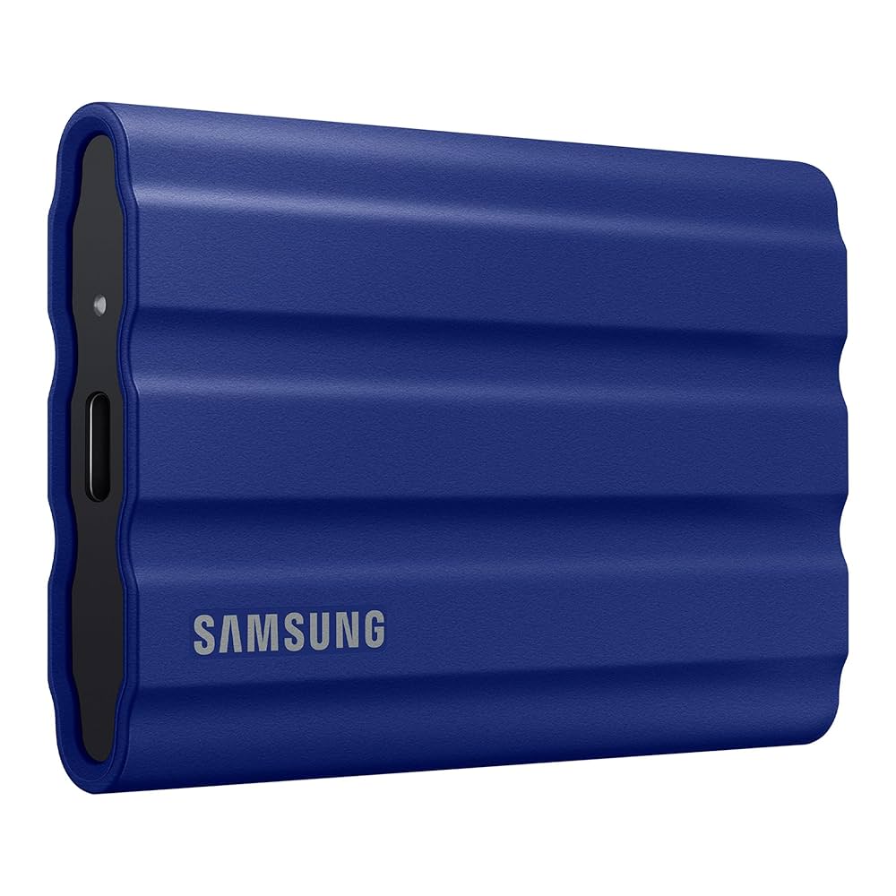 SAMSUNG SSD T7 SHIELD 2TB PORTABLE SSD BLUE (Storage/SSD)