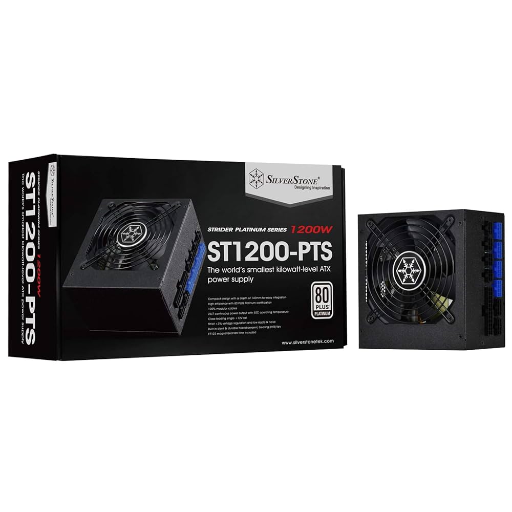 SilverStone 1200W 80 Plus Platinum Fully Modular ATX Power Supply