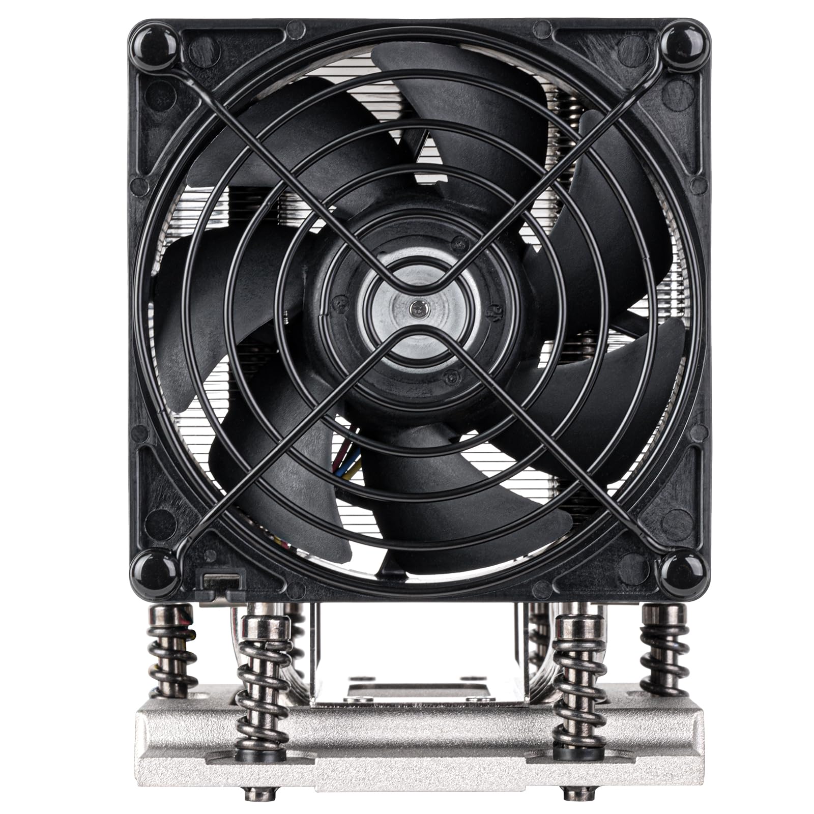 SilverStone SP5B CPU Cooler with Black Fan Shroud – 4U Server/Workstation Cooler