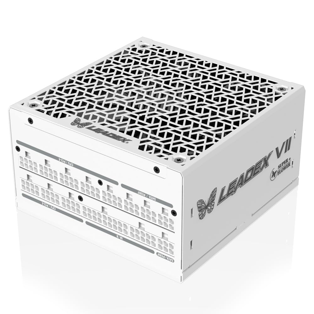 Super Flower LEADEX VII Gold 1300W ATX 3.1 Power Supply(wh)