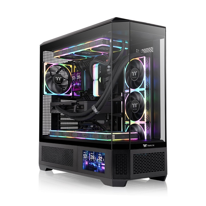 Thermaltake View 600 TG ARGB E-ATX Full Tower Chesis Cabinet (Black)