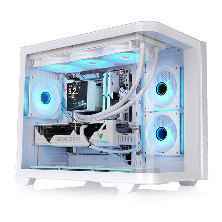 THERMALTAKE Vision 330 CR ARGB ATX Mid Tower Cabinet (White)