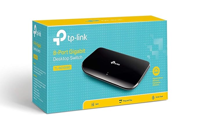TP-Link 8-Port Gigabit Ethernet Unmanaged Switch | Plug and Play | Desktop