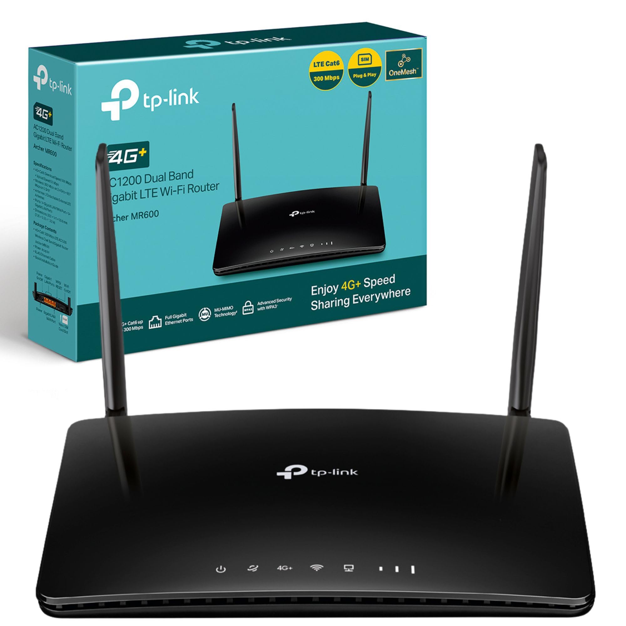 TP-LINK Archer MR600 4G+ Cat6 AC1200 Wireless Dual Band