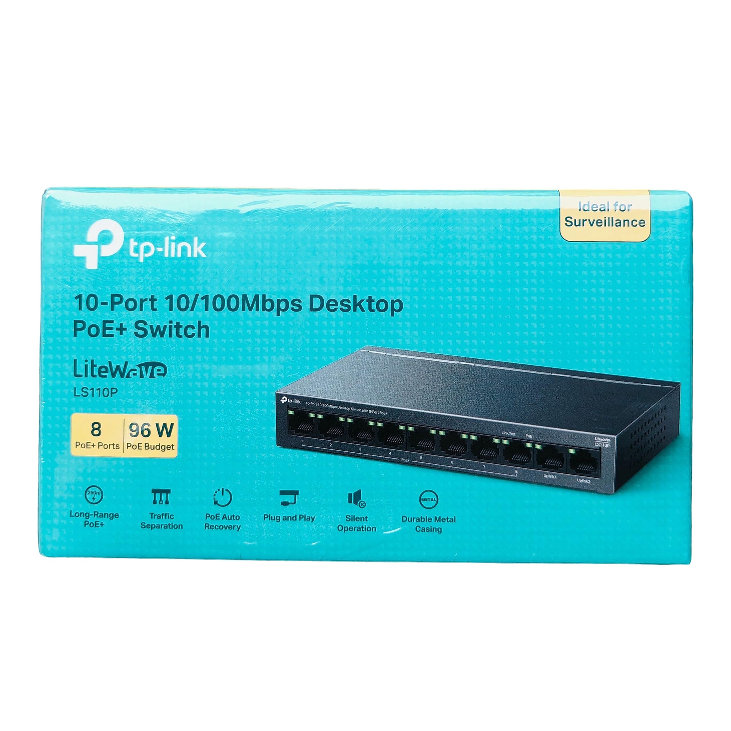 TP-Link LS110P 8-Port PoE Switch